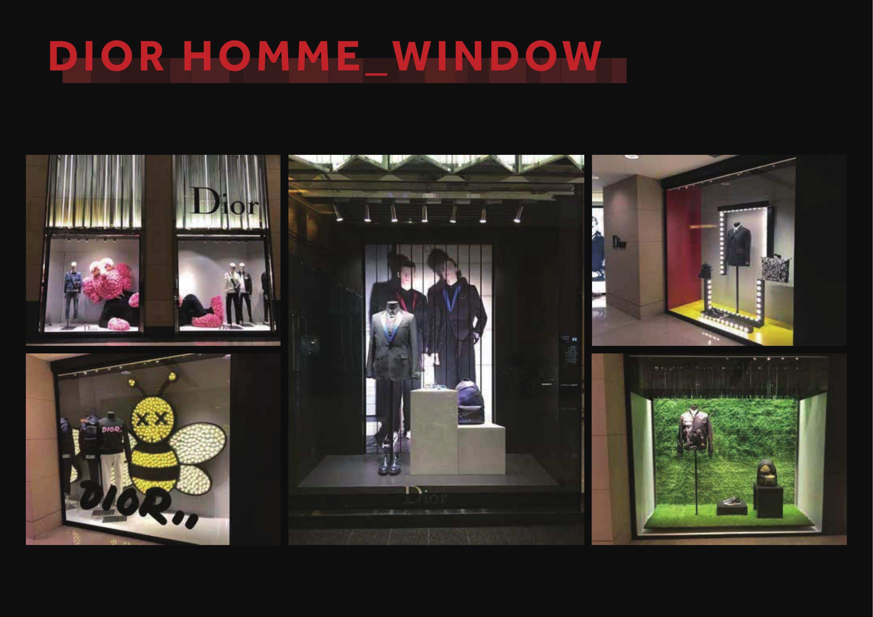 Dior Homme 櫥窗
