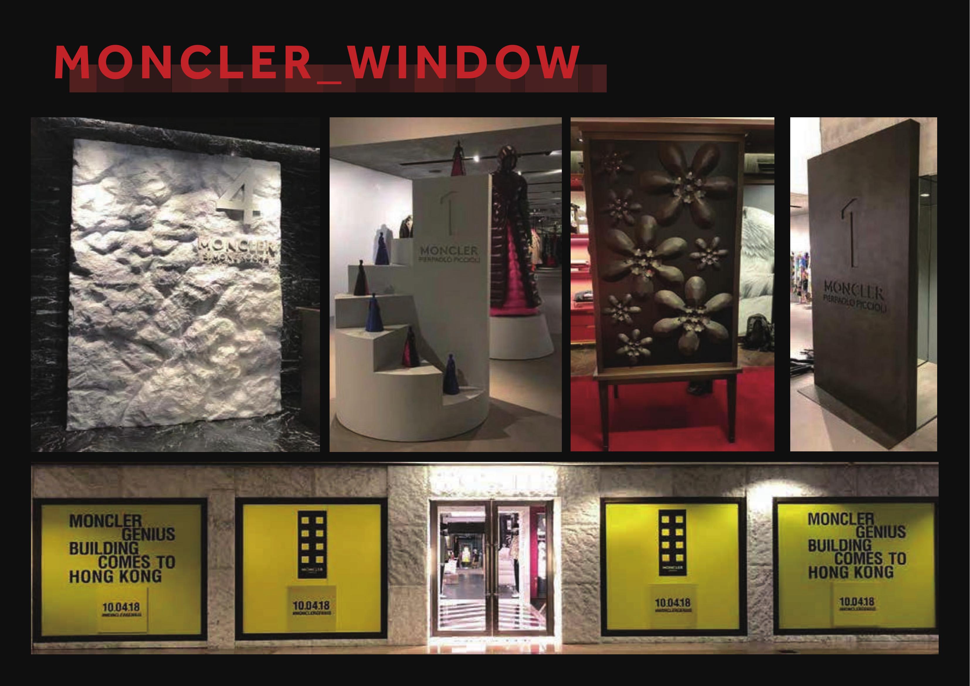 Moncler 櫥窗裝置