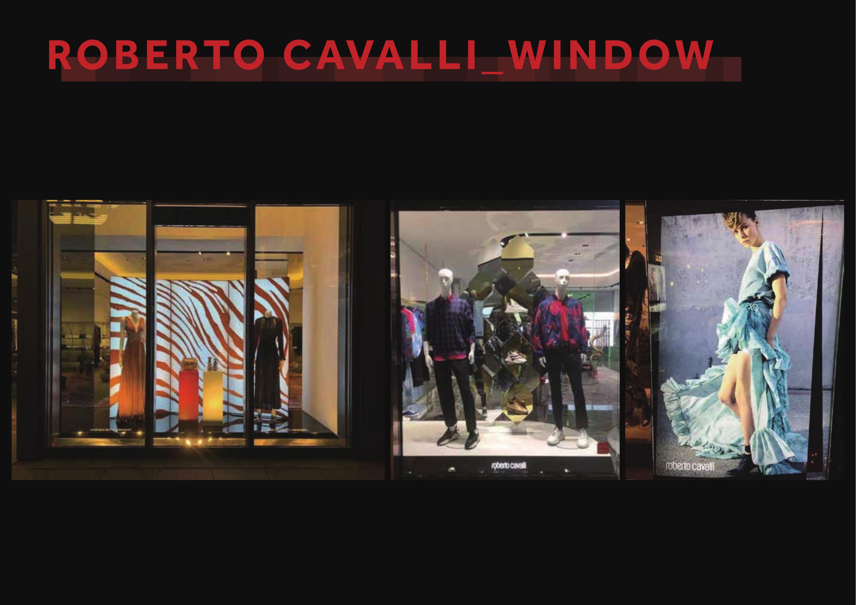 Roberto Cavalli 櫥窗